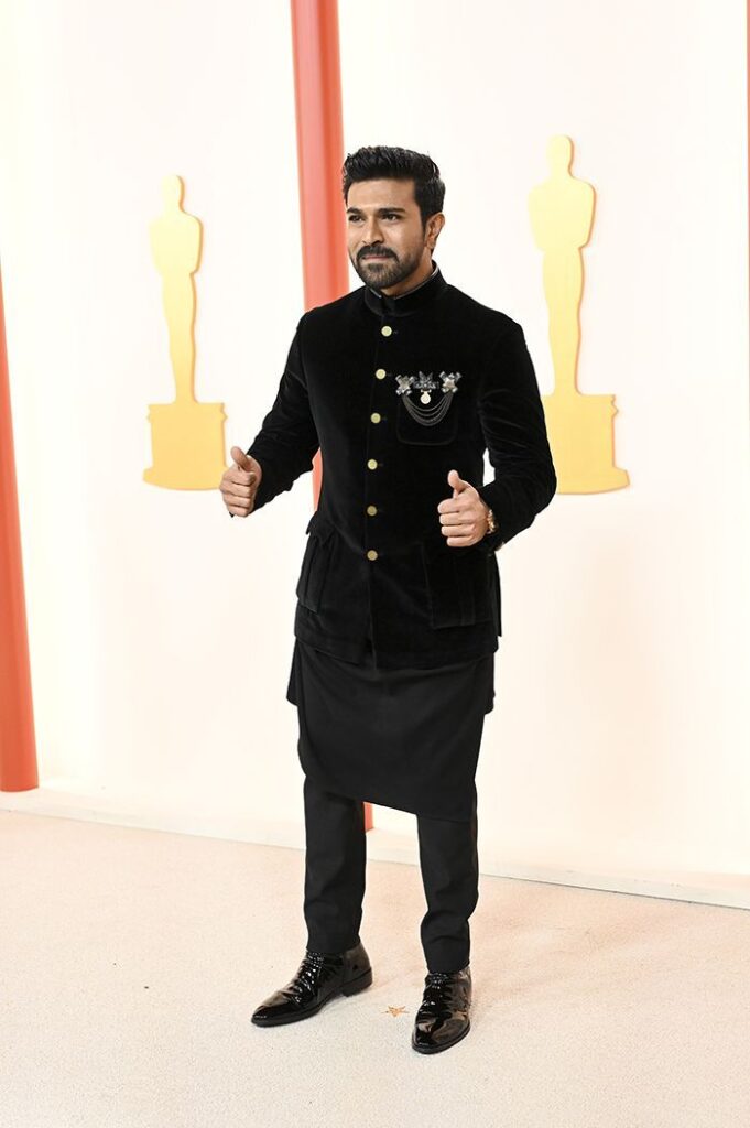 Ram Charan at Oscar 2023 Red Carpet